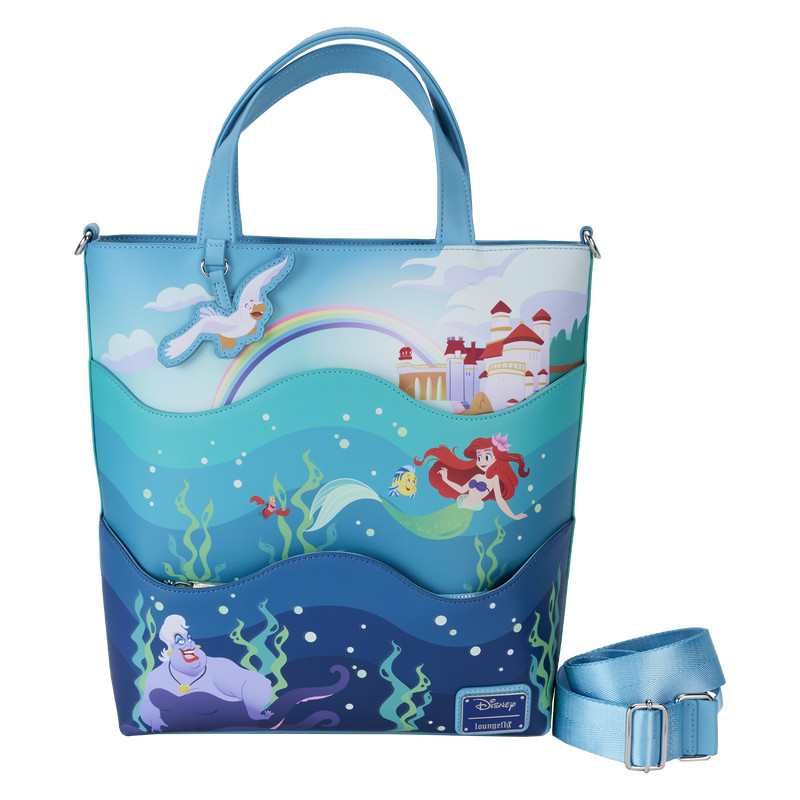 Shopper De Kleine Meermin 35e verjaardag Life is the Bubbles - DISNEY LOUNGEFLY