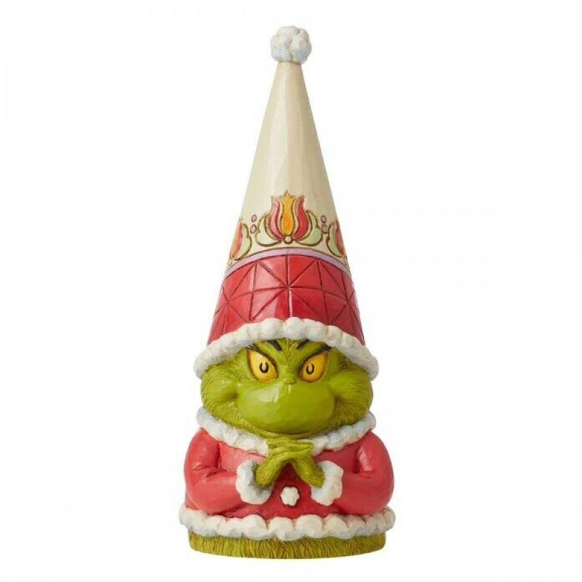 GRINCH GNOME MET GEBALDEN HANDEN - JIM SHORE GRINCH