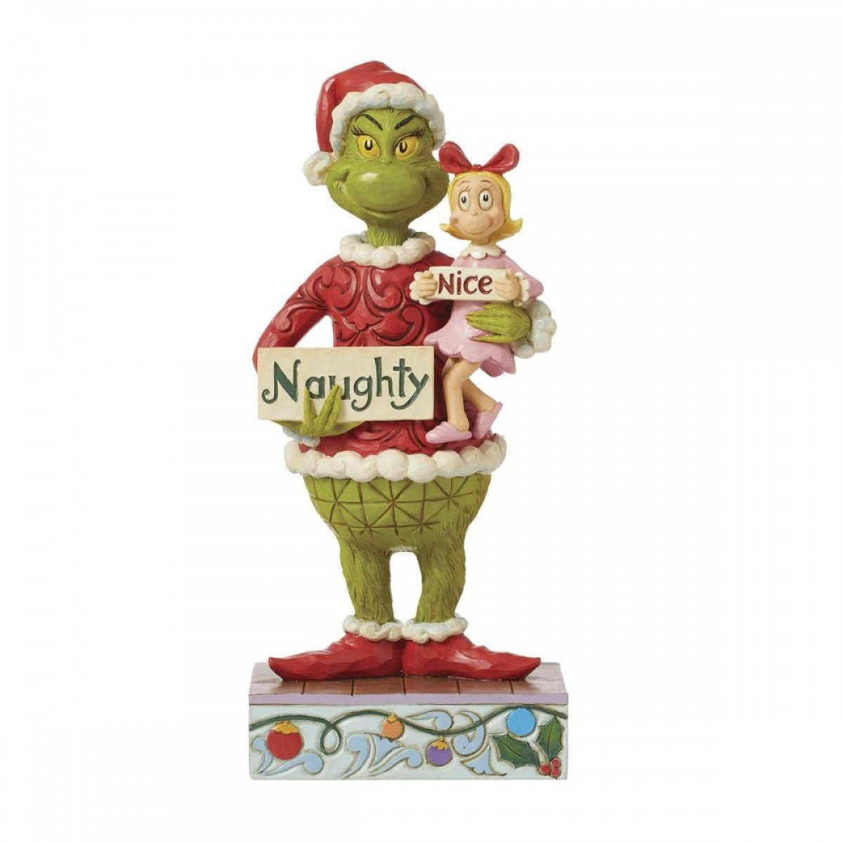 GRINCH & CINDY SCHURK / GENTIL - JIM SHORE GRINCH