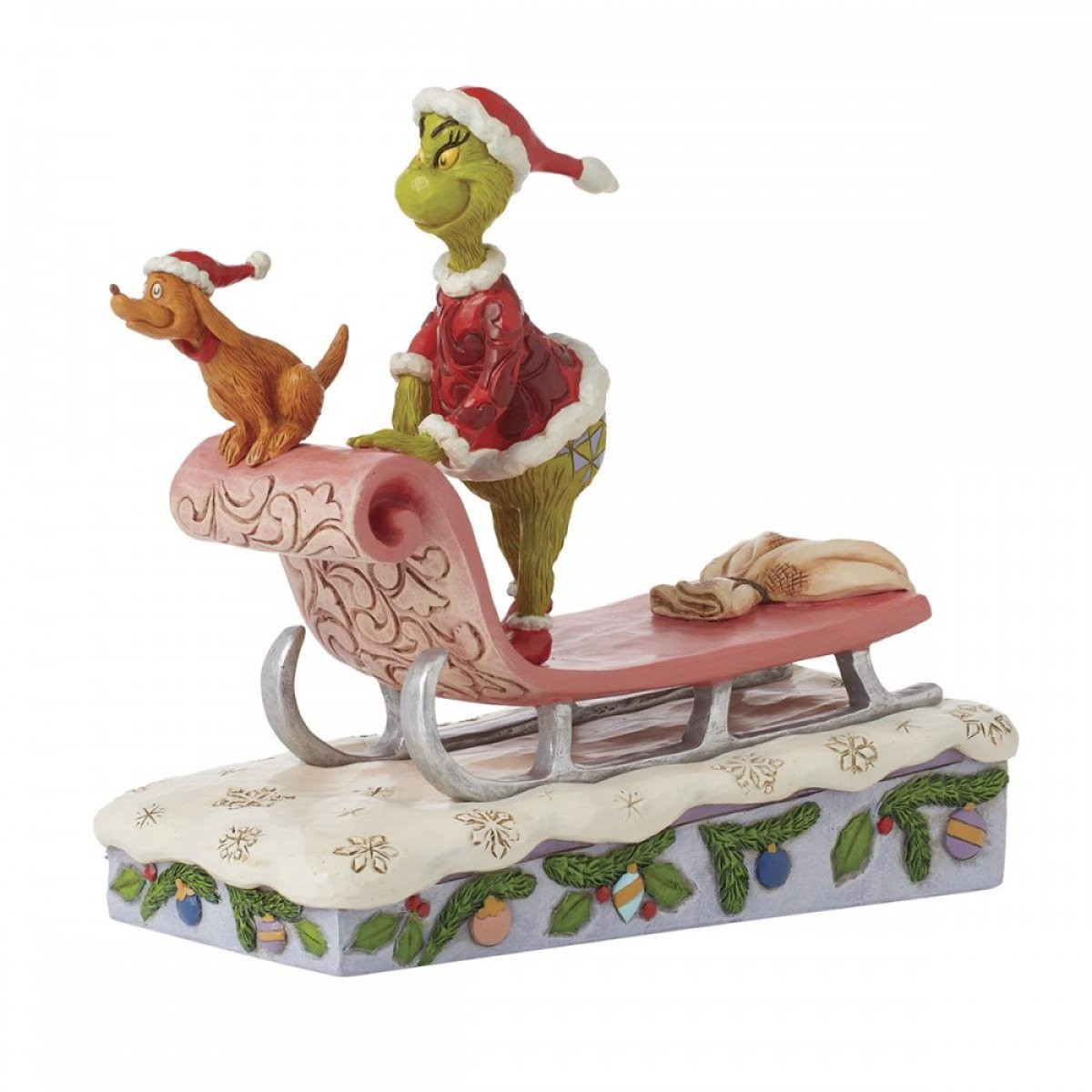 GRINCH EN MAX IN SLEE - JIM SHORE GRINCH