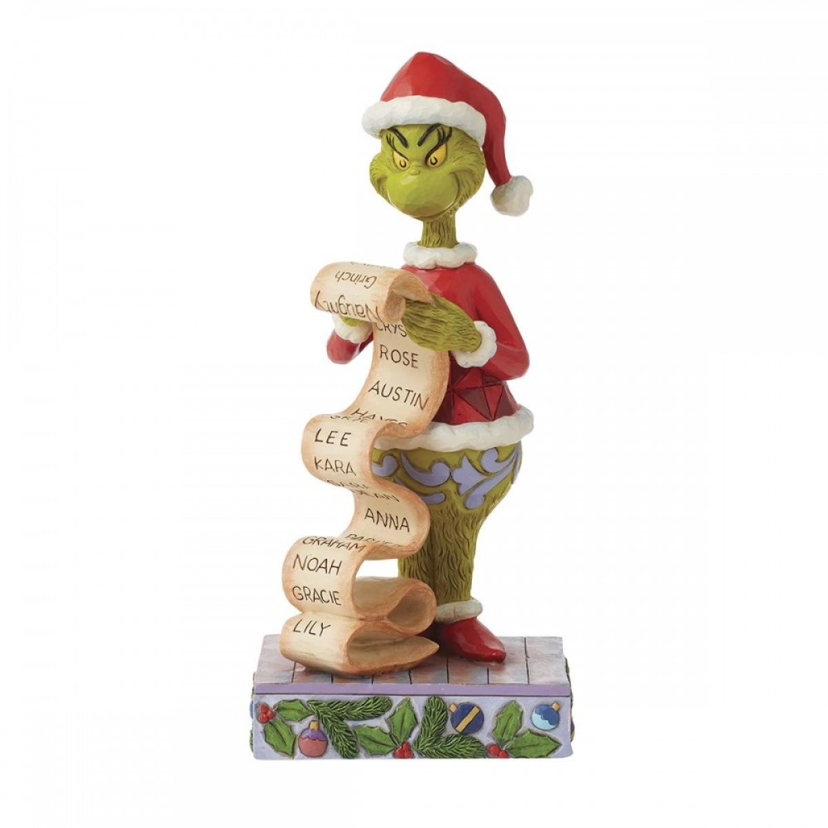 GRINCH ONDEUGEND / LEUK LIJST - JIM SHORE GRINCH