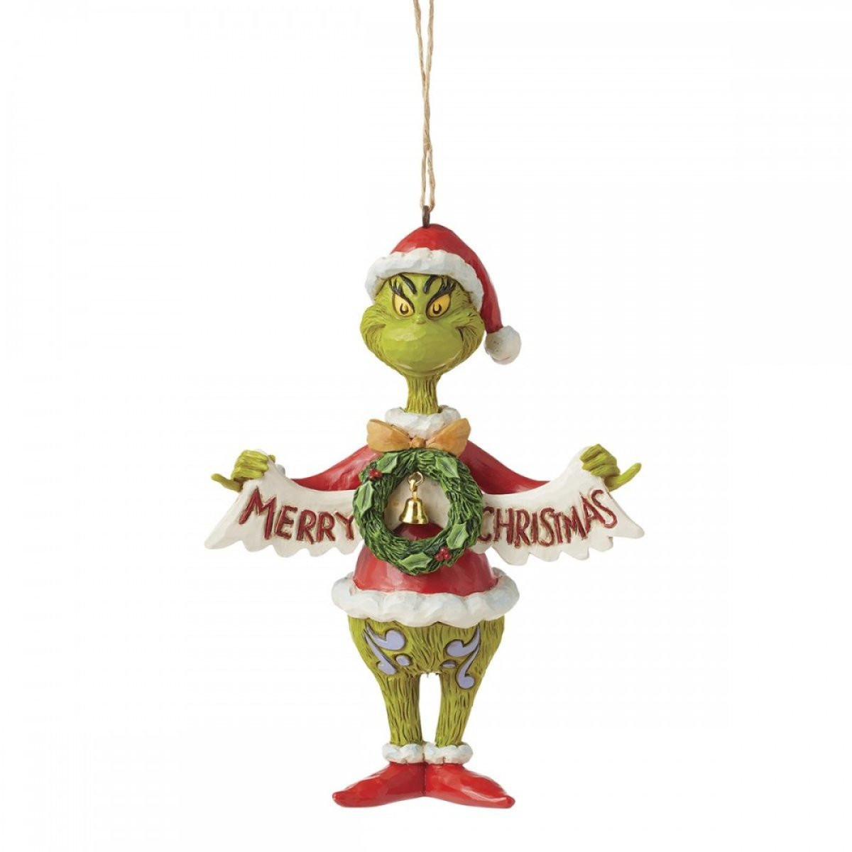 GRINCH BANNER OPHANGING - JIM SHORE GRINCH