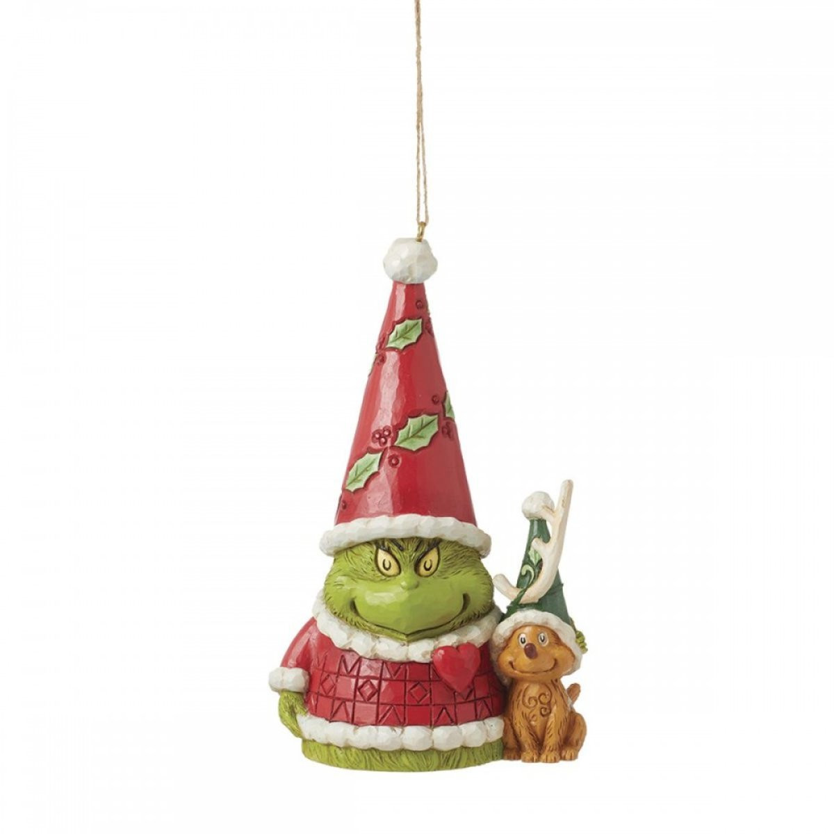 GRINCH & MAX GNOME - JIM SHORE GRINCH