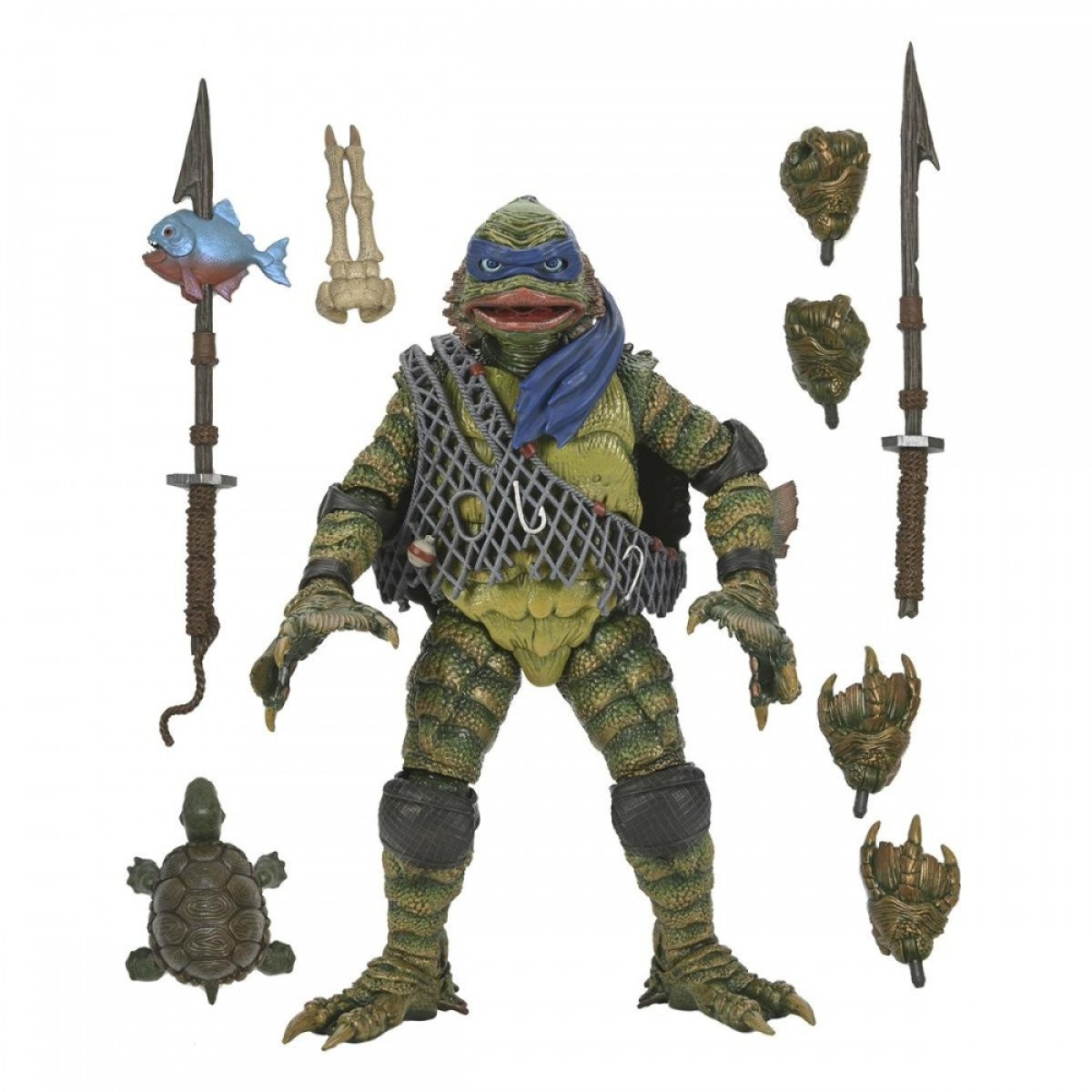 UNIVERSAL MONSTERS X NINJA TURTLES - ACTIEFIGUUR – LEONARDO HET SCHEPSEL