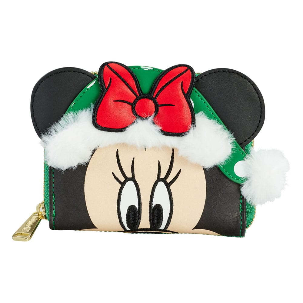 Portemonnee Minnie Muis Polka Dot Kerstmis - Disney Loungefly