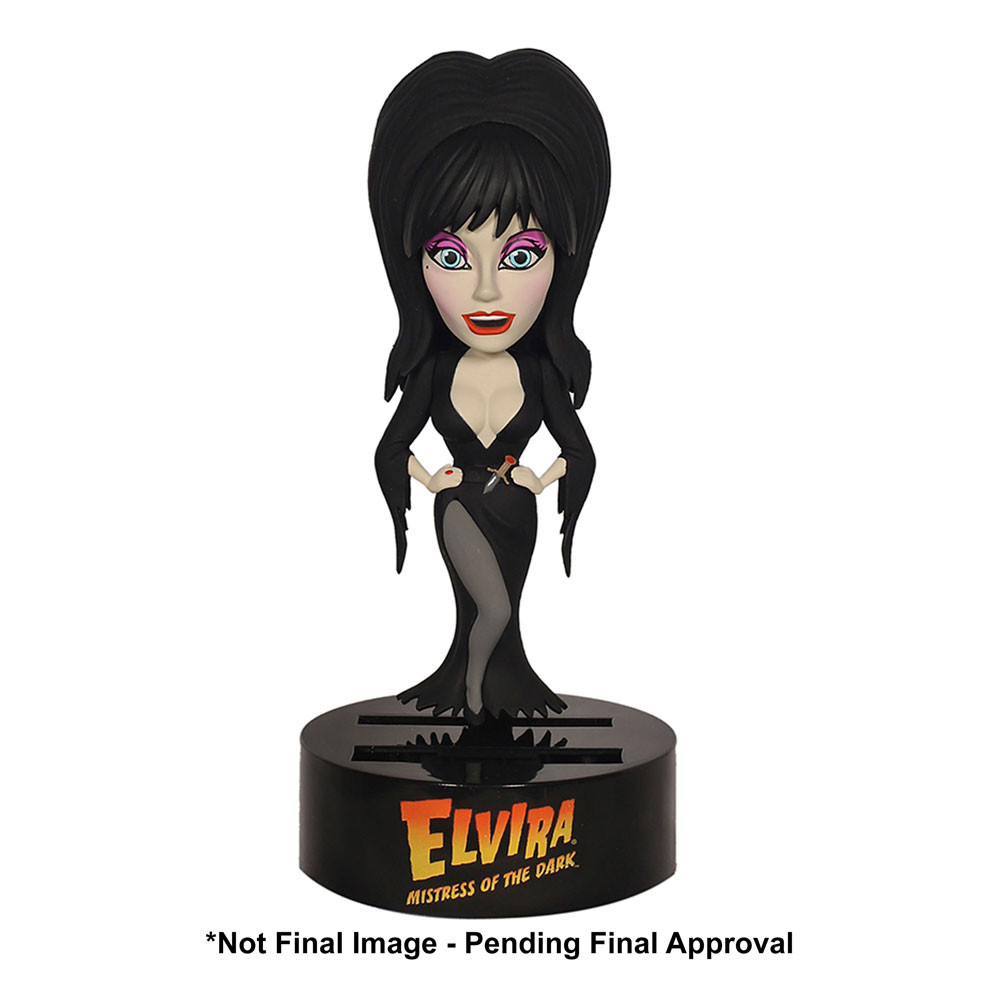 Elvira, Meesteres van de Dark Body Knocker Bobble Figuur Elvira 16 cm