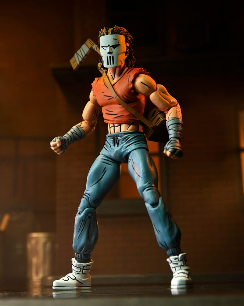 Ninja Turtles (Mirage Comics) Figuur Casey Jones in rood shirt 18 cm