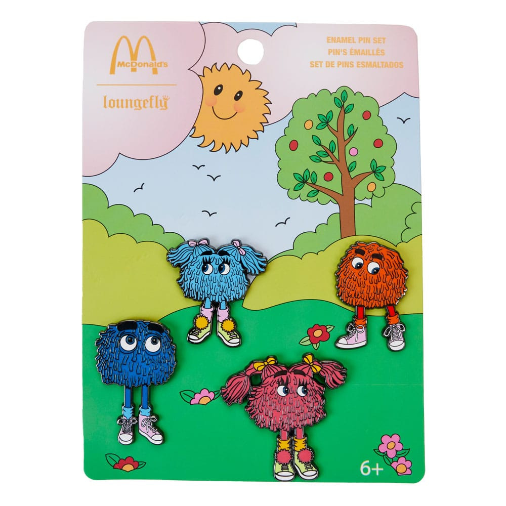 Set van 4 pinnetjes Fry Gang McDonalds - Loungefly