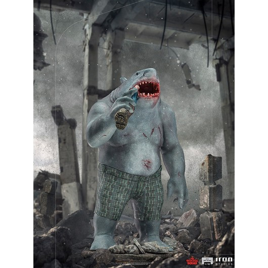 DE SUICIDE SQUAD KING SHARK ART SCALE - DC COMICS