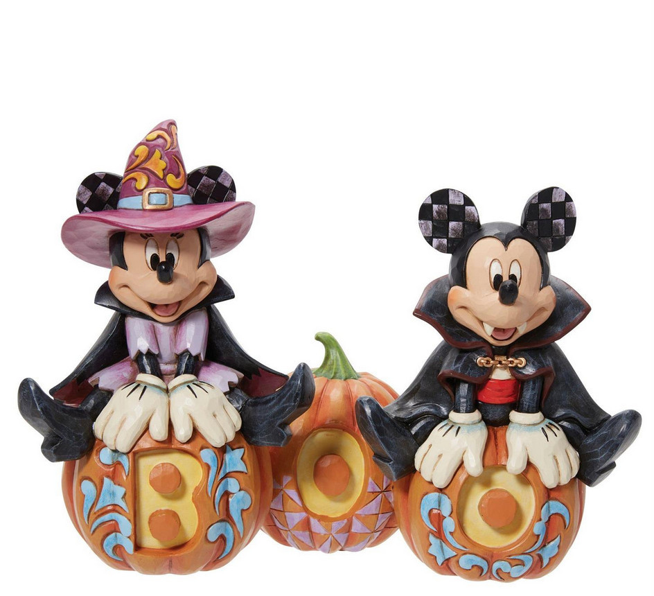 [DEFECT] MICKEY & MINNIE HALLOWEEN FOFORESCENT - DISNEY TRADITIONS