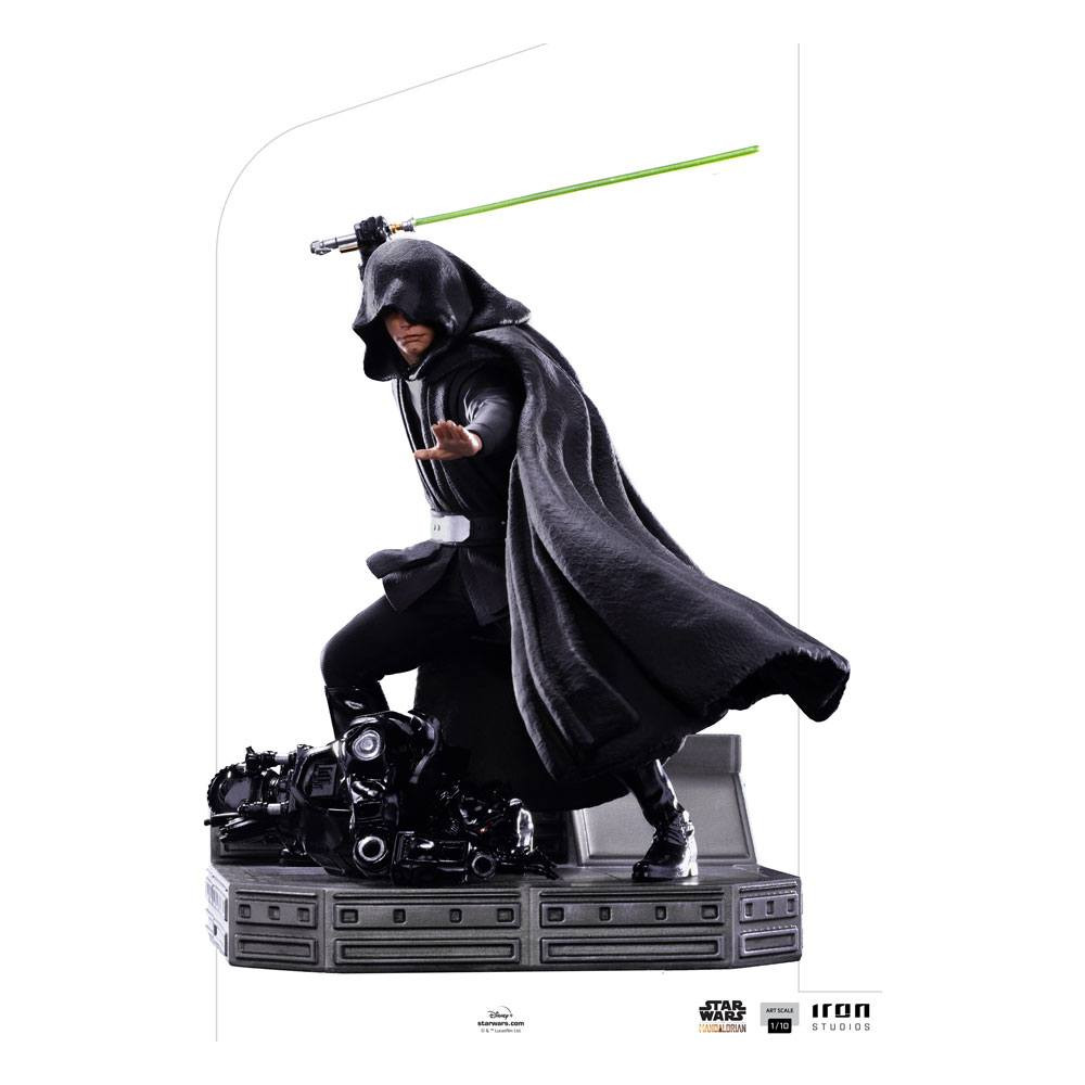 De Mandalorian Luke Skywalker gevechtsversie Art Scale - Star Wars