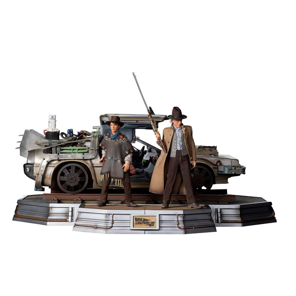 Back to the Future III Art Scale Deluxe volledige set