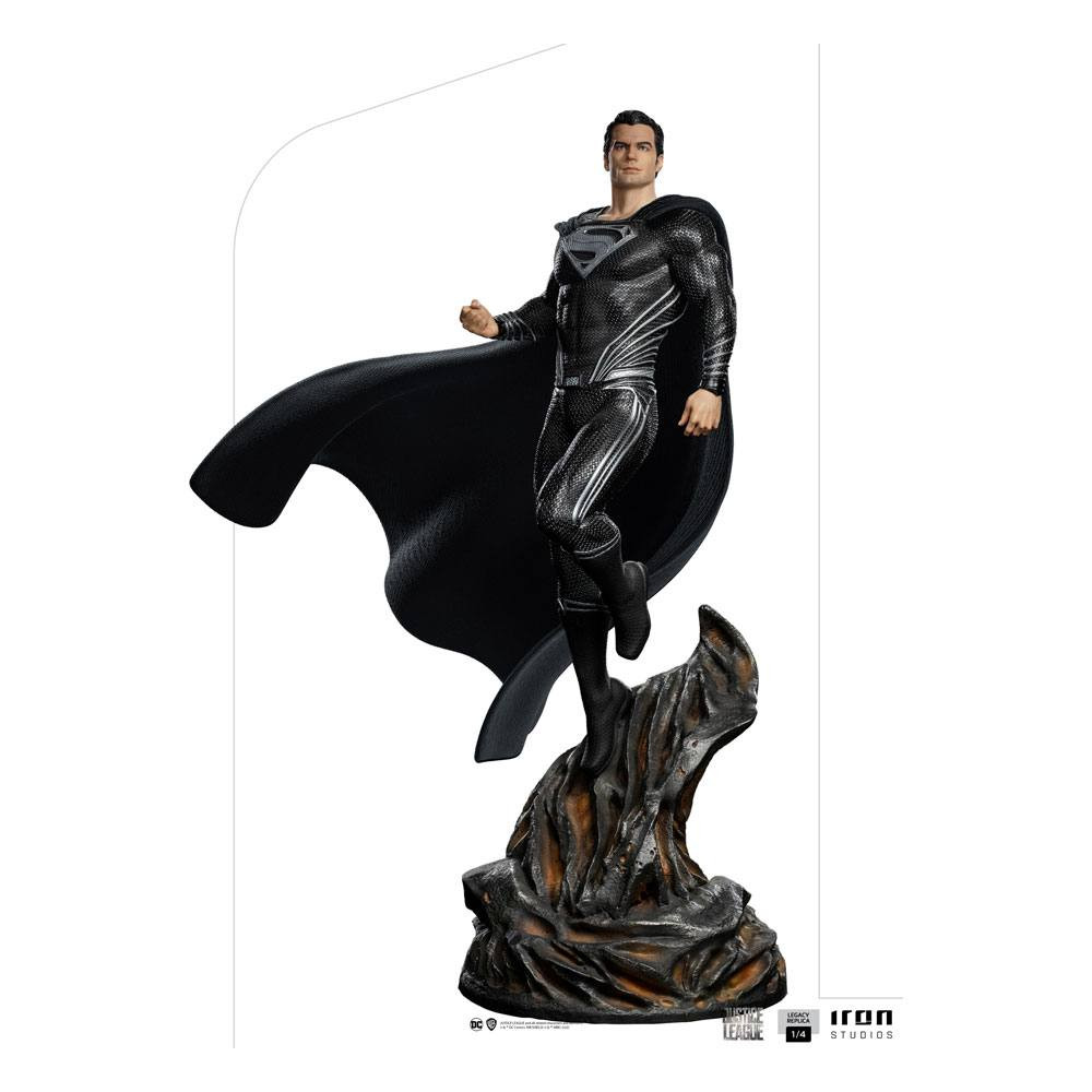 Superman zwart pak Justice League Art Scale - Dc Comics