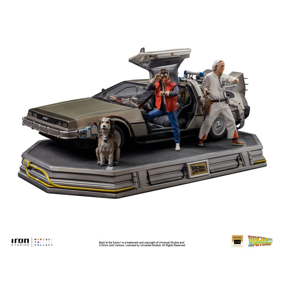 DeLorean volledige set Art Scale - Terug naar de toekomst