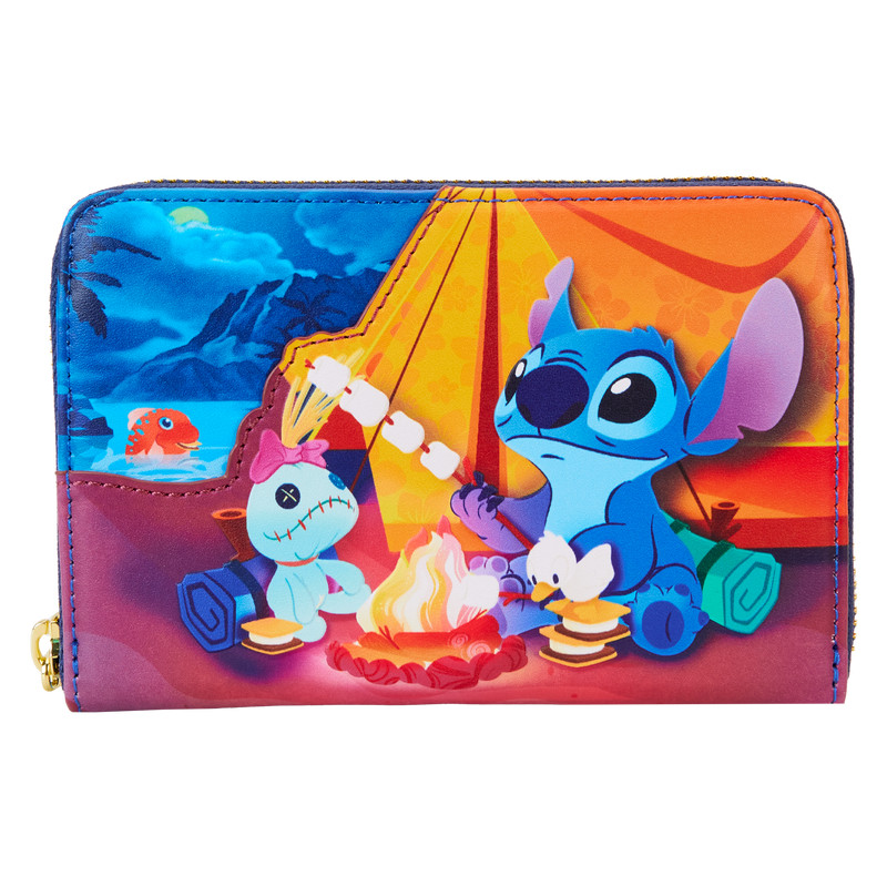 Stitch Camping Cuties Zip met Rits Rondom - DISNEY LOUNGEFLY