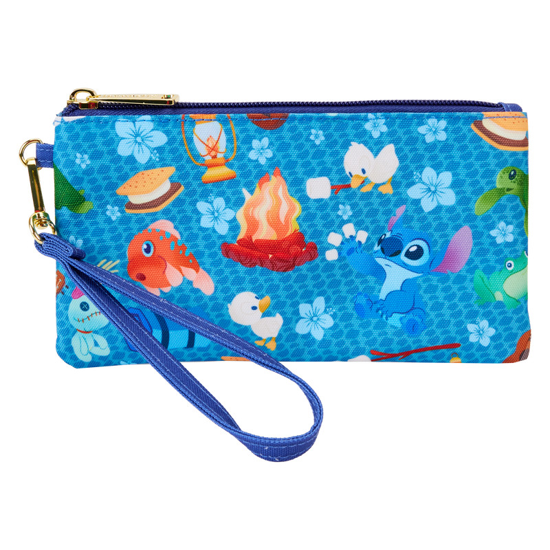 Stitch Camping Cuties Nylon etui met print - DISNEY LOUNGEFLY