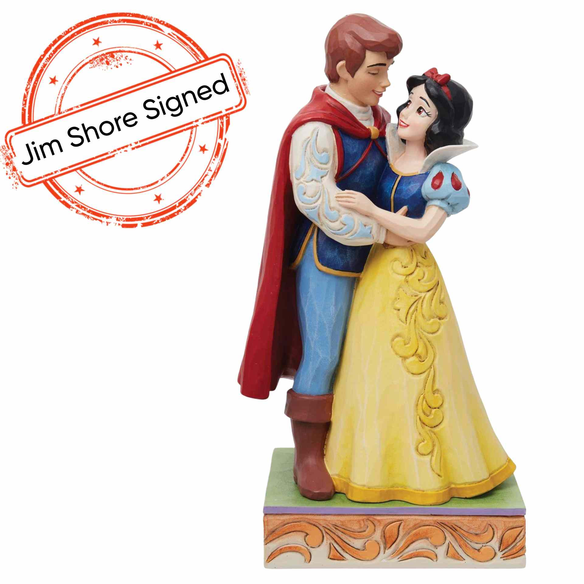 SNEEUWWITJE & PRINS [GESIGNEERD DOOR JIM SHORE] - DISNEY TRADITIONS