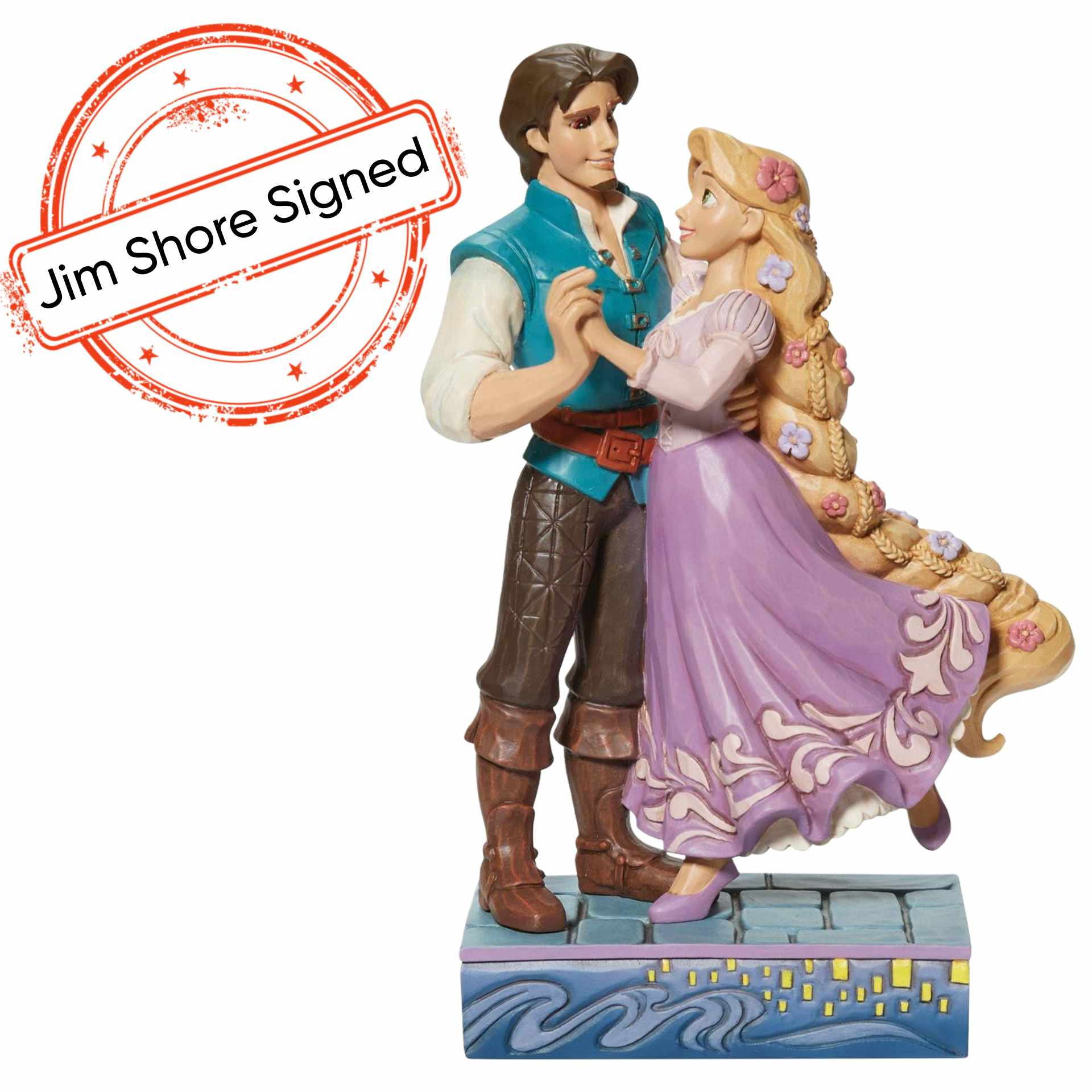 RAPUNZEL & FLYNN LOVE [GESIGNEERD DOOR JIM SHORE] - DISNEY TRADITIONS