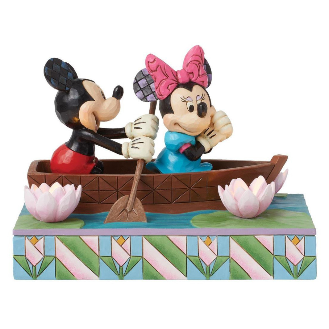 Mickey & Minnie LED Love Roeiboot - Disney Traditions