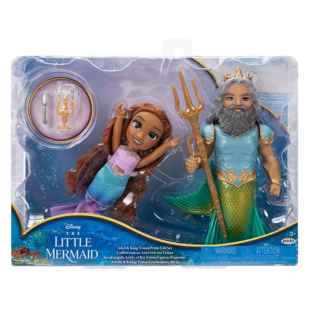 Ariel + Triton pop 15cm - Disney De Kleine Meermin