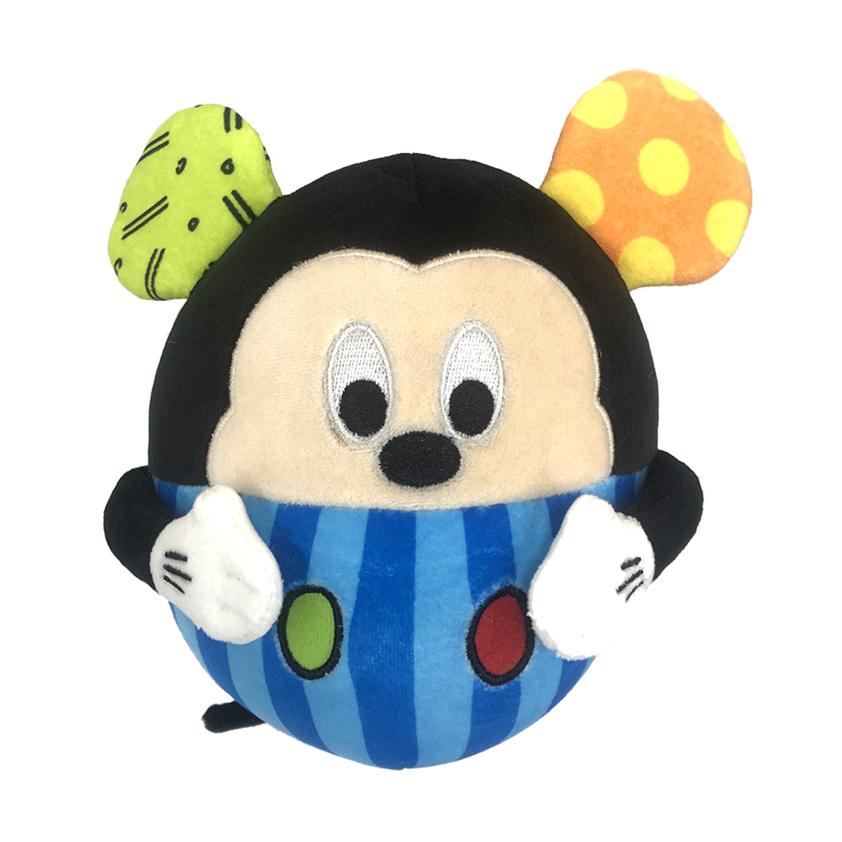 Mickey Muis Pop Pluche blauwe streep - Disney Britto