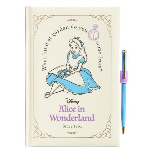 PREMIUM A5 NOTITIEBOEKJE MET PEN - DISNEY ALICE IN WONDERLAND