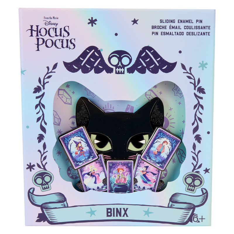 Pin's Binx in het licht van tarotkaarten Hocus Pocus collector box - DISNEY LOUNGEFLY