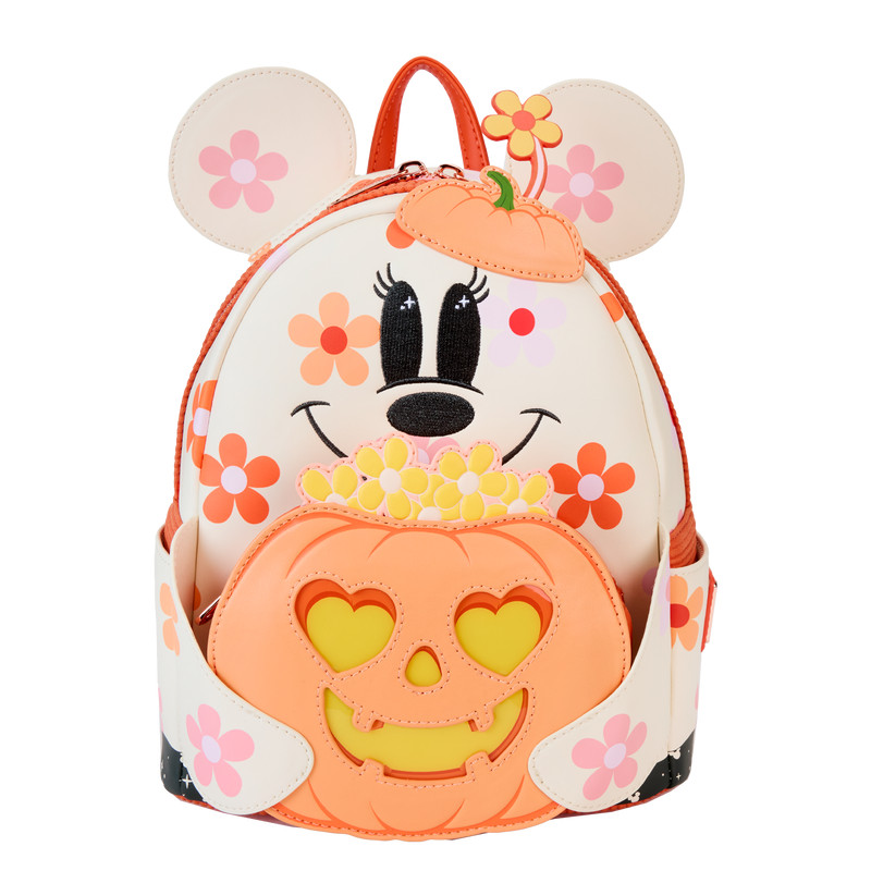 Minnie Floral Ghost Cosplay Light Up Glow Mini Rugzak - DISNEY LOUNGEFLY