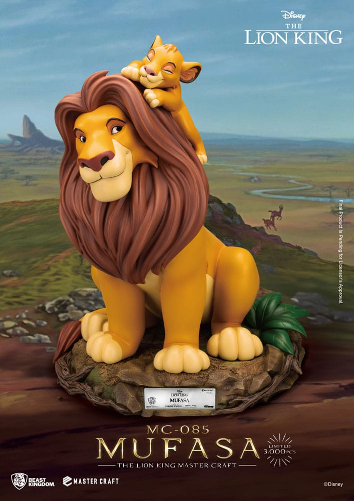 Mufasa The Lion King - Disney Mastercraft