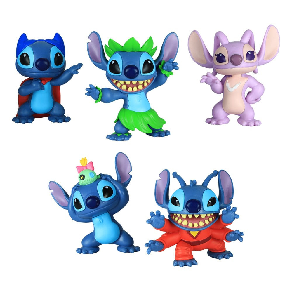 Pak 5 figuren Stitch - Disney Lilo & Stitch