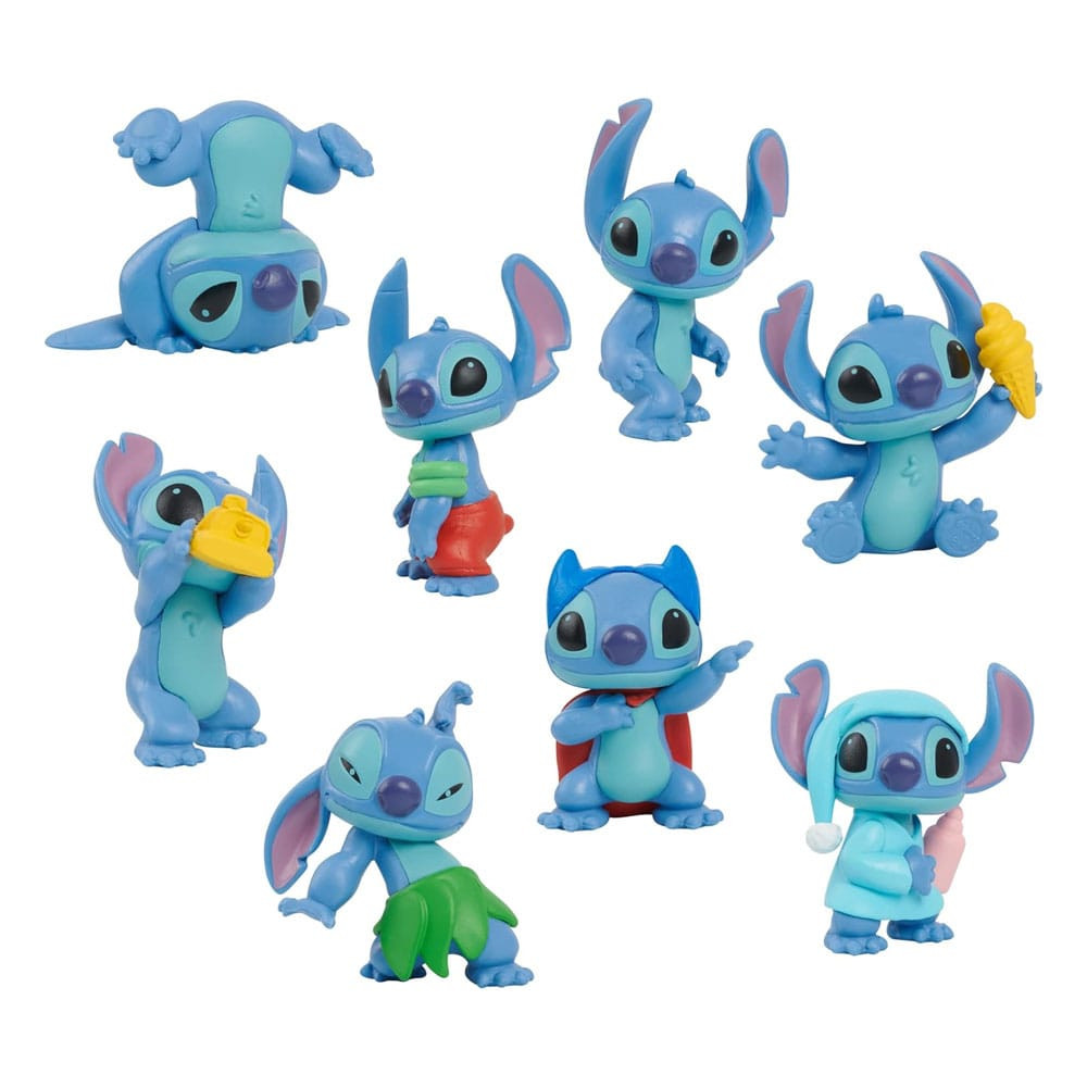 Pak 8 figuren Stitch - Disney Lilo & Stitch