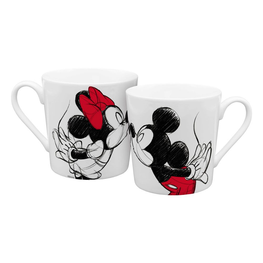 Beker Mickey Kiss Sketch - Disney Mickey & Minnie