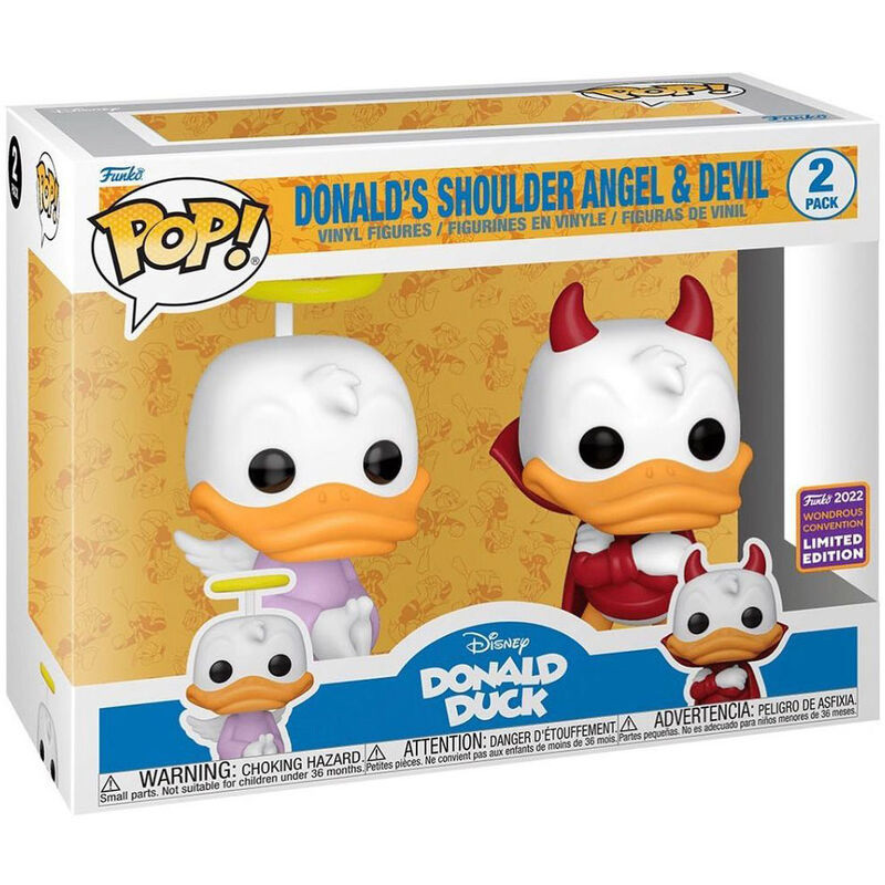 FUNKO POP! Donald Angel & Devil Exclusief - Disney Donald