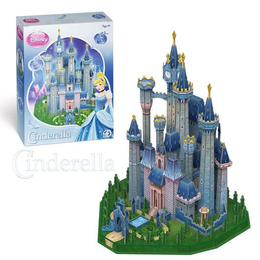 Assepoester Kasteel 3D Puzzel - Disney Assepoester