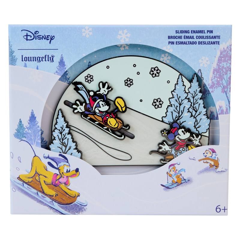 Mickey & Friends Winter Wonderland verzamelbox Pin - DISNEY LOUNGEFLY