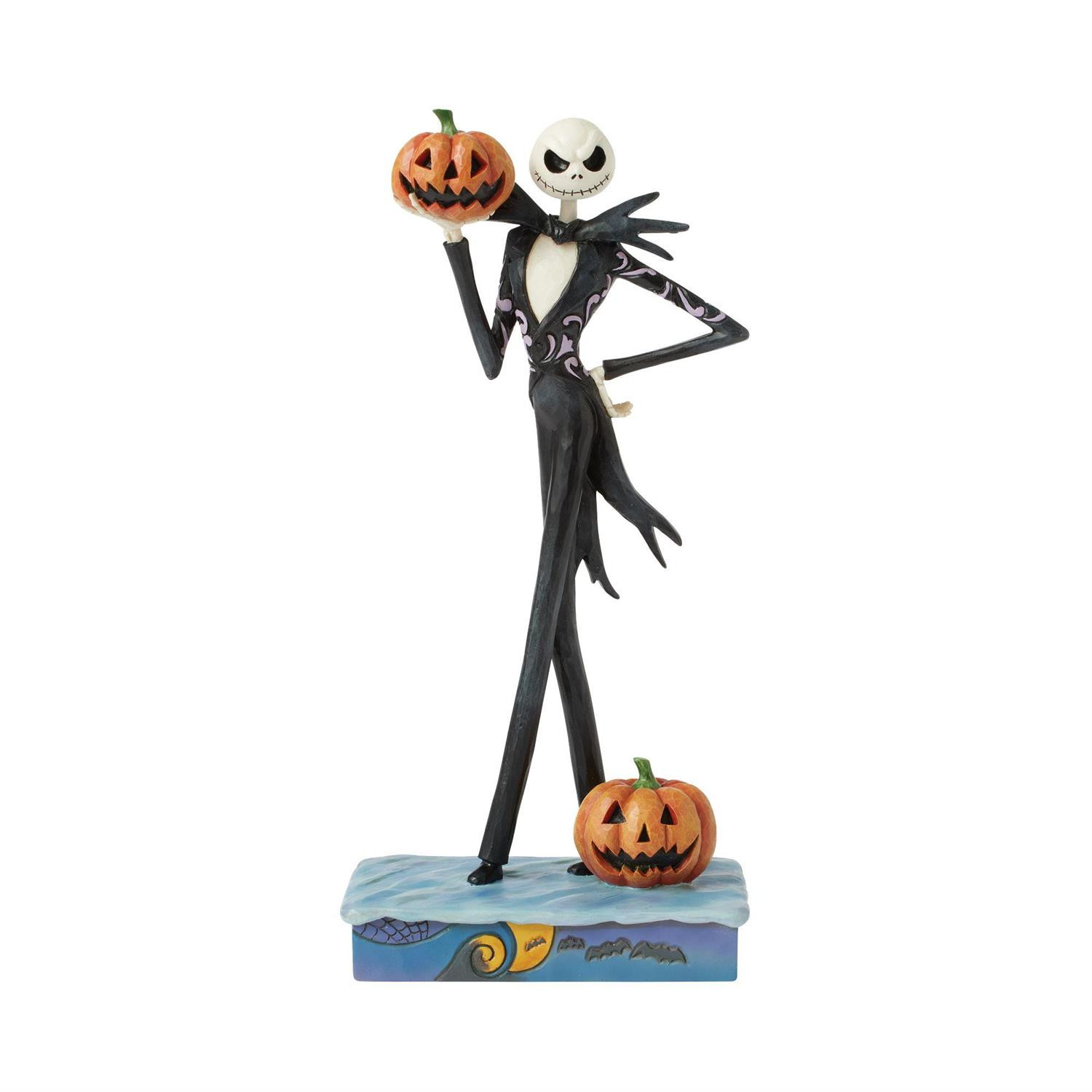 Jack Holding Pumpkin-figuur - DISNEY TRADITIONS