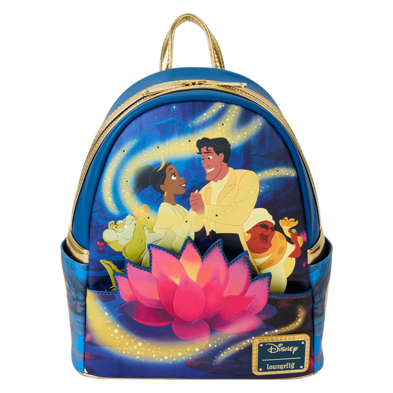 Tiana & Prins Naveen Glow Mini Rugzak - DISNEY LOUNGEFLY De Prinses en de Kikker 15e Jubileum