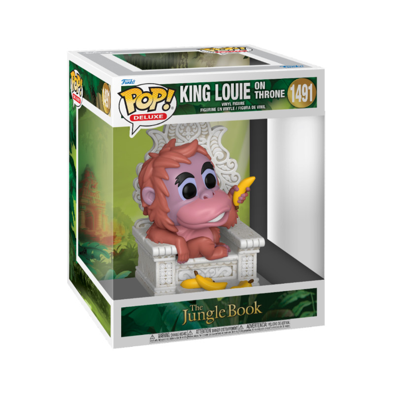 FUNKO POP Deluxe ! 1491 Koning Louie op de troon - Disney Jungle Book