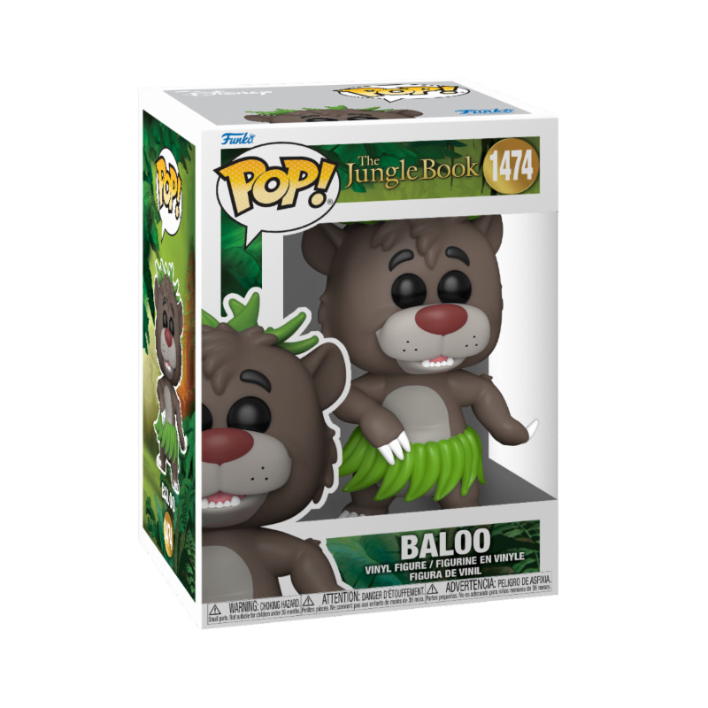 FUNKO POP ! 1474 Baloo - Disney Jungle Boek