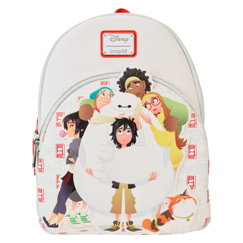 Baymax & Friends Mini Rugzak - DISNEY LOUNGEFLY Big Hero 6 10-jarig jubileum