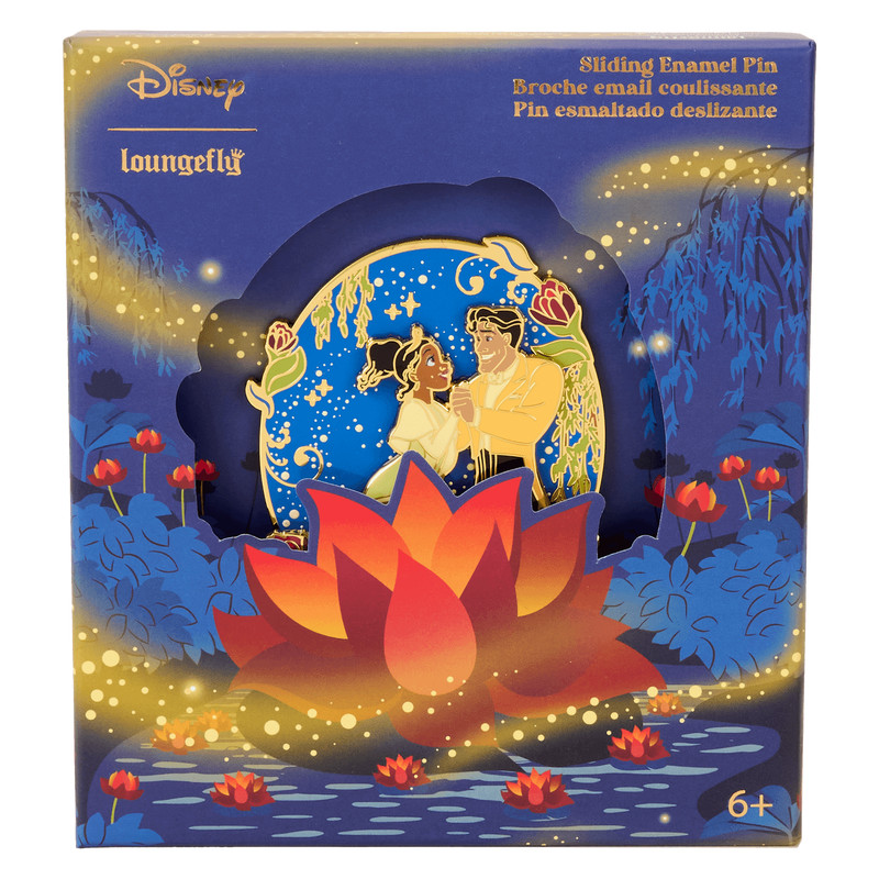 Tiana & Naveen Glow Collector Box Pin - DISNEY LOUNGEFLY De Prinses en de Kikker 15e verjaardag