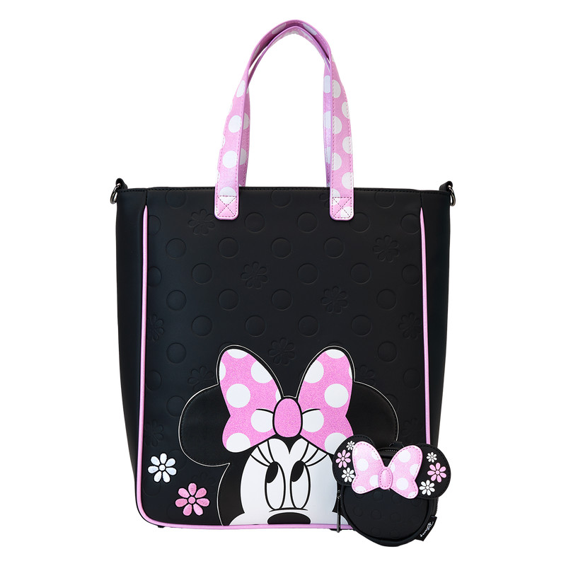 Minnie Muis Floral Rock The Dots Shopper met muntzakje - DISNEY LOUNGEFLY