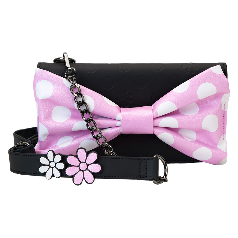 Minnie Muis Floral Rock The Dots Clutch Schoudedtas - DISNEY LOUNGEFLY