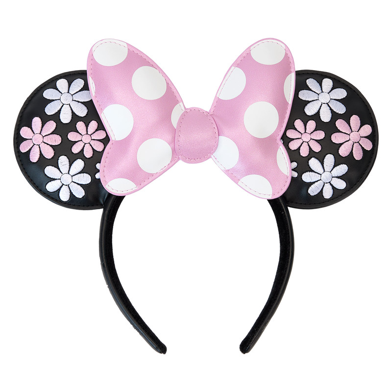 Minnie Muis Floral Rock The Dots Oor Haarband - DISNEY LOUNGEFLY