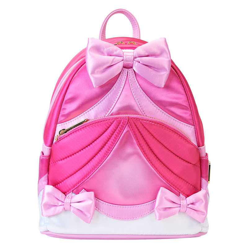 Roze strikjurk Mini Rugzak - DISNEY LOUNGEFLY Assepoester 75-jarig jubileum