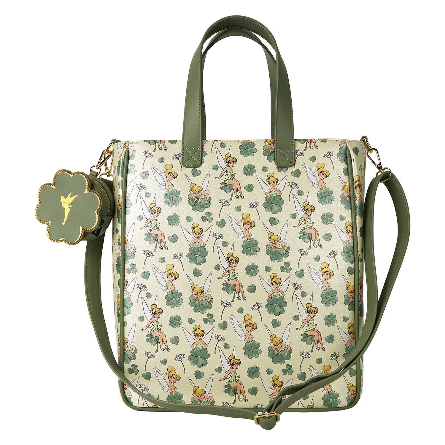 Bladklaver Shopper Met Muntenzak - DISNEY LOUNGEFLY Tinkerbell 4