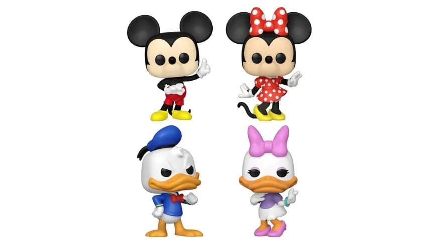 Disney pack 4 POP figuren! Films Vinyl Classics 9 cm