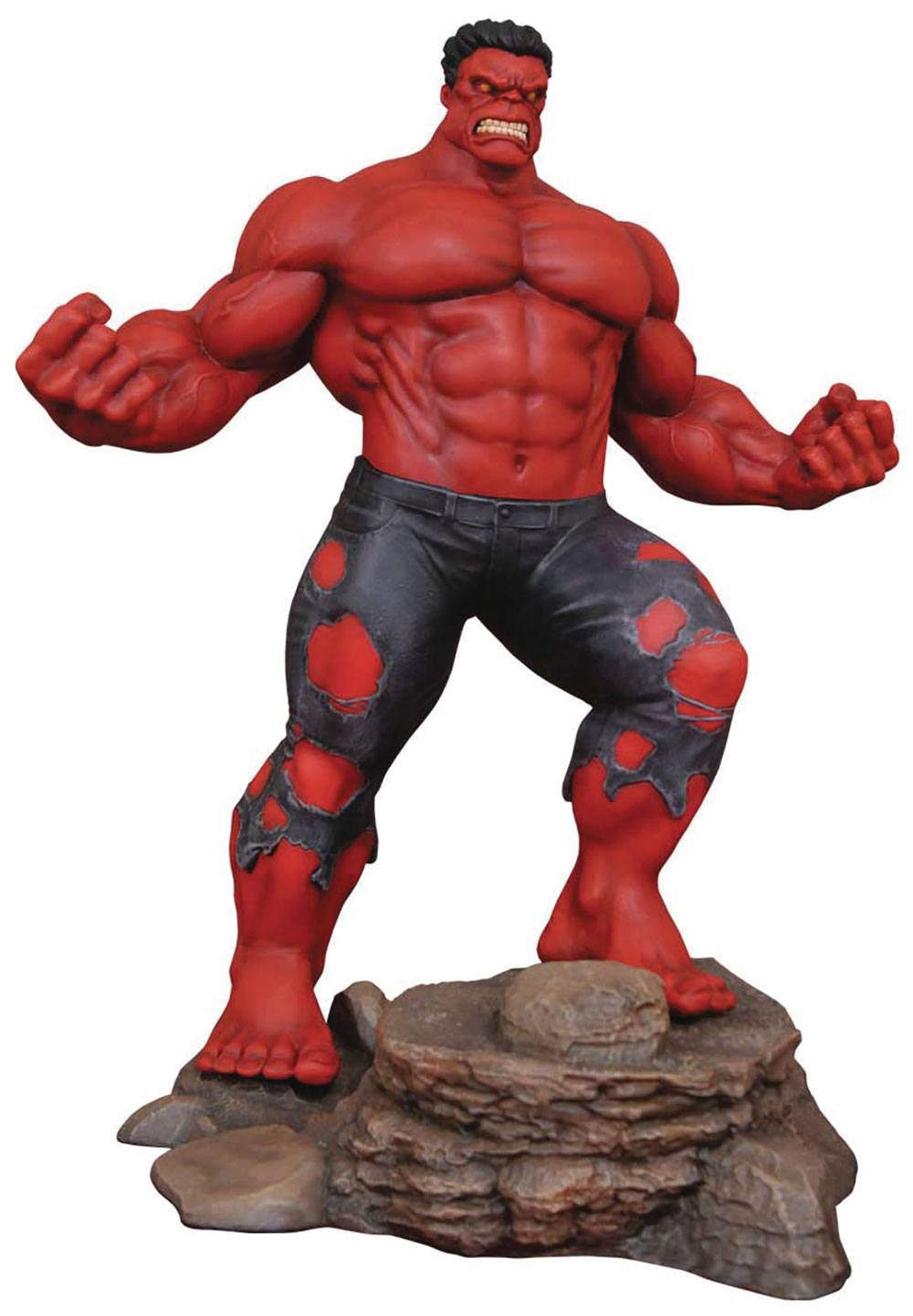 Marvel Gallery diorama Rode Hulk 25 cm