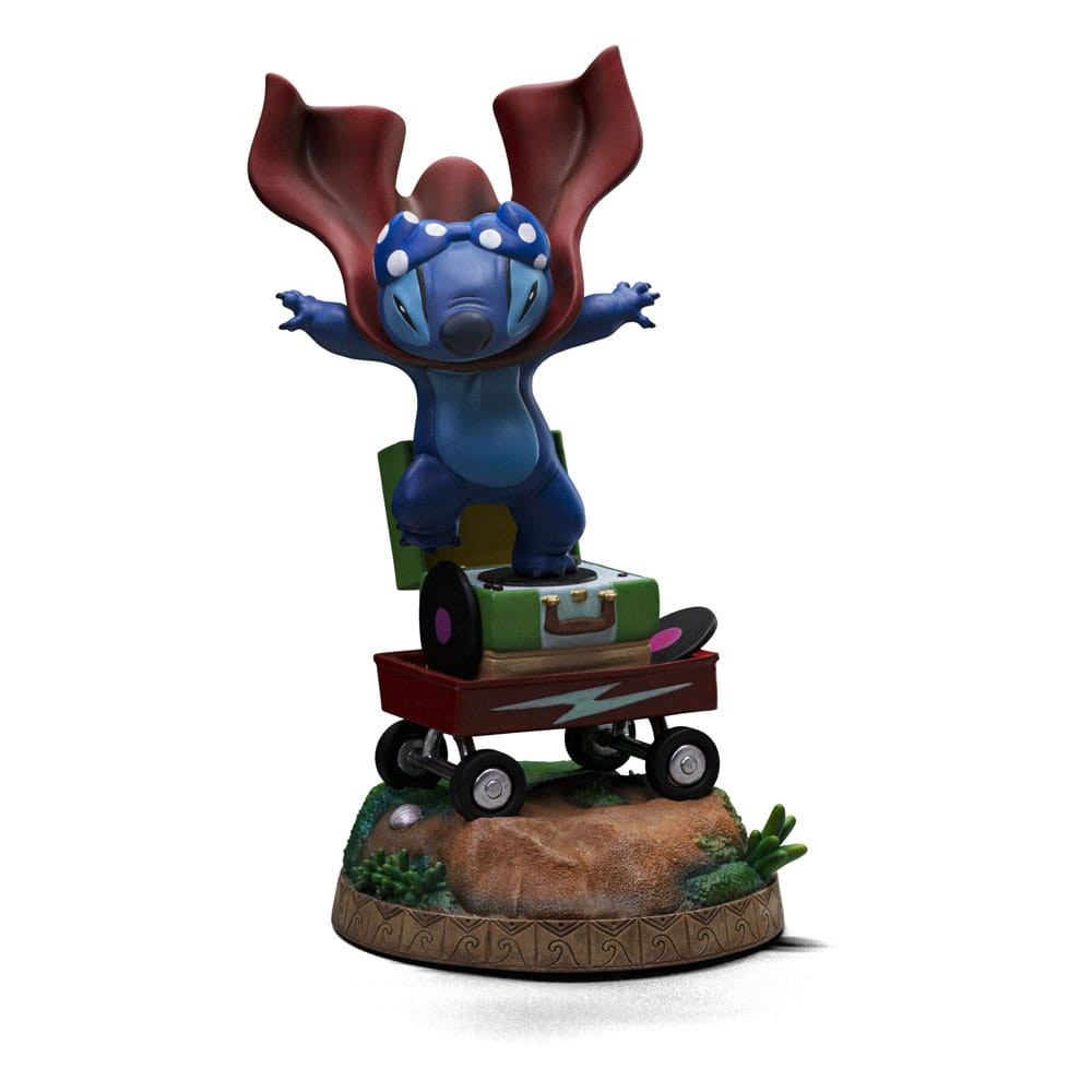 Lilo & Stitch beeldje 1/10 Art Scale Stitch Laundry 19 cm