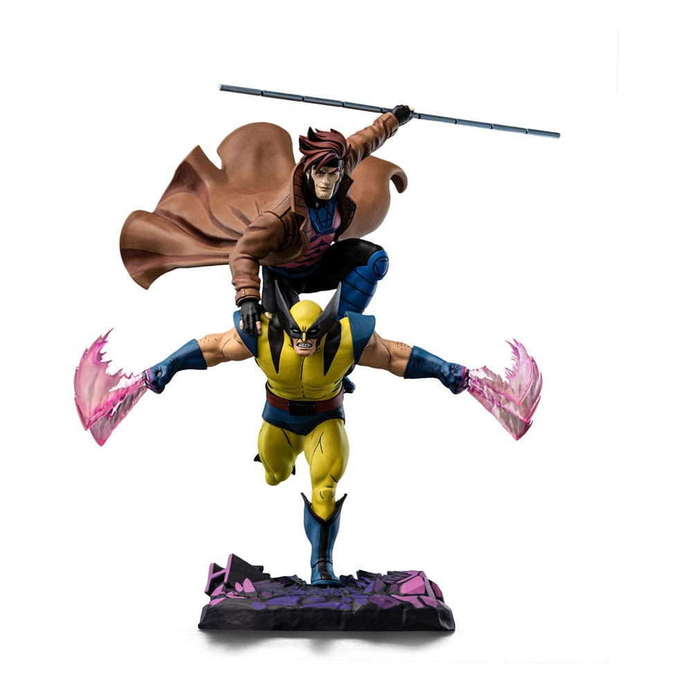 Marvel beeldje 1/10 Deluxe Art Scale X-Men´97 Gambit & Wolverine 29 cm